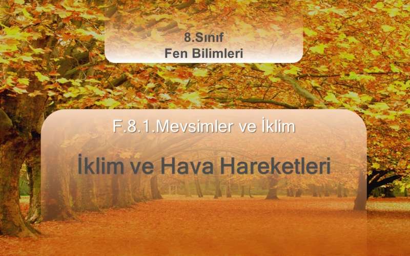 İklim ve Hava Hareketleri