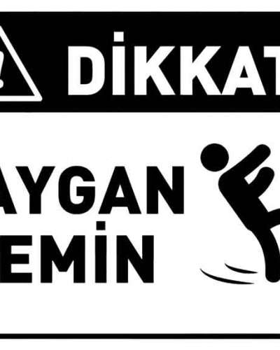 Kaygan Zemin Beyaz Fon