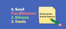 2025-2026 5.Sınıf 2.Dönem 2.Yazılı Soru Örnekleri (MEB-MEBİ)