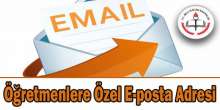 Öğretmene Özel E-Posta Adresi